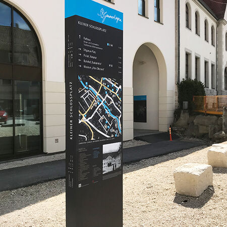 Aussenwerbung: Pylon. Produziert von Objectdesign aus Albstadt-Lautlingen